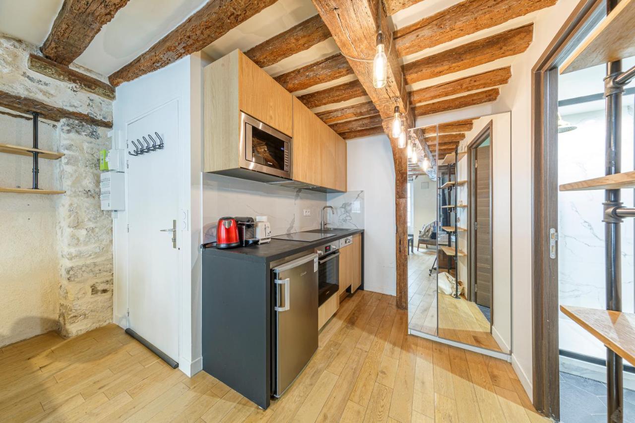 Authentic Apartment - 1Br-4P - Arts Et Metiers Párizs Kültér fotó